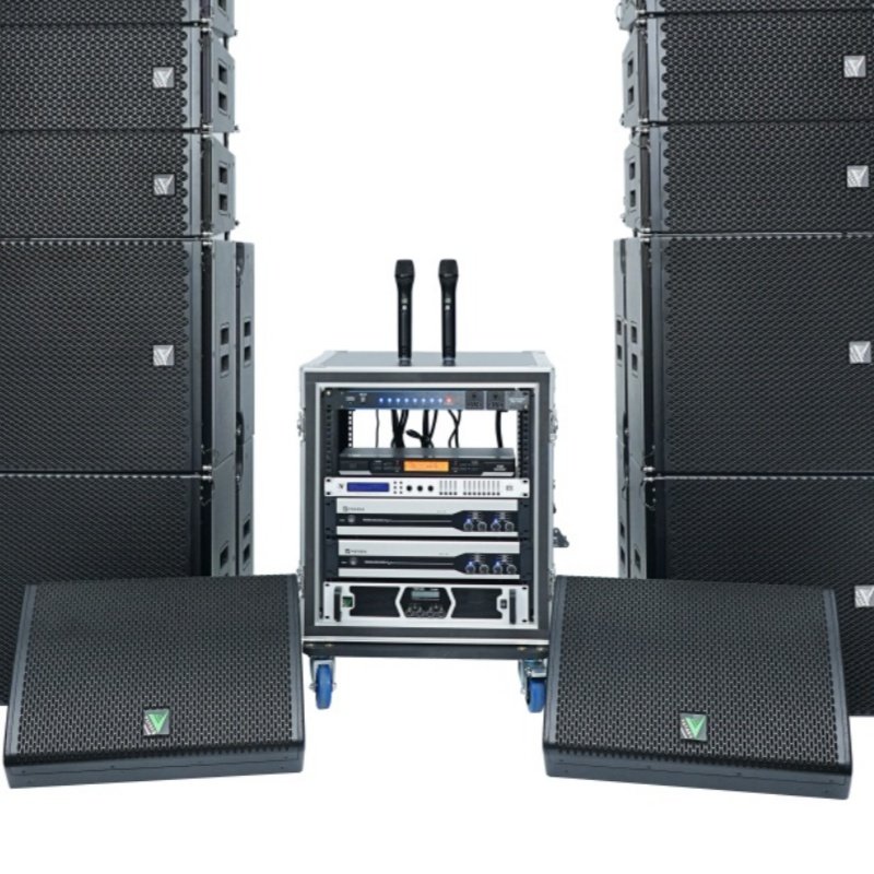Audio system line array speaker high power active dj sound system 8 nch Active professional audio system