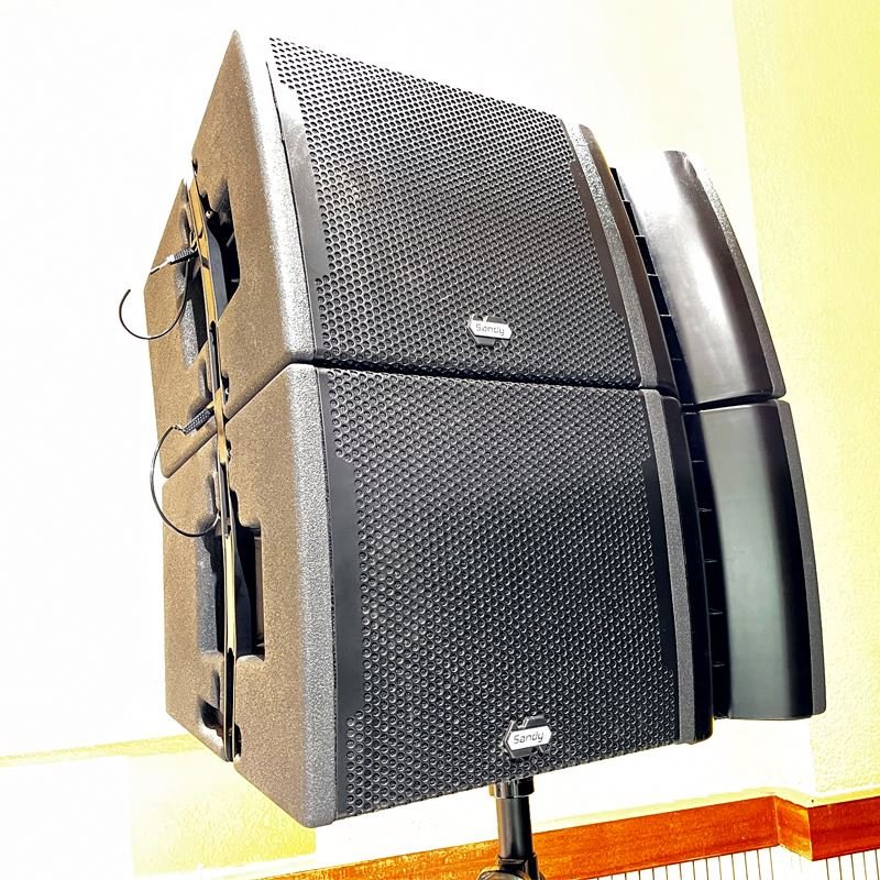 HOT SELL Two Way Line Array Passive And Active Dual 10 Inch Line Array Indoor Outdoor Stage Sound System