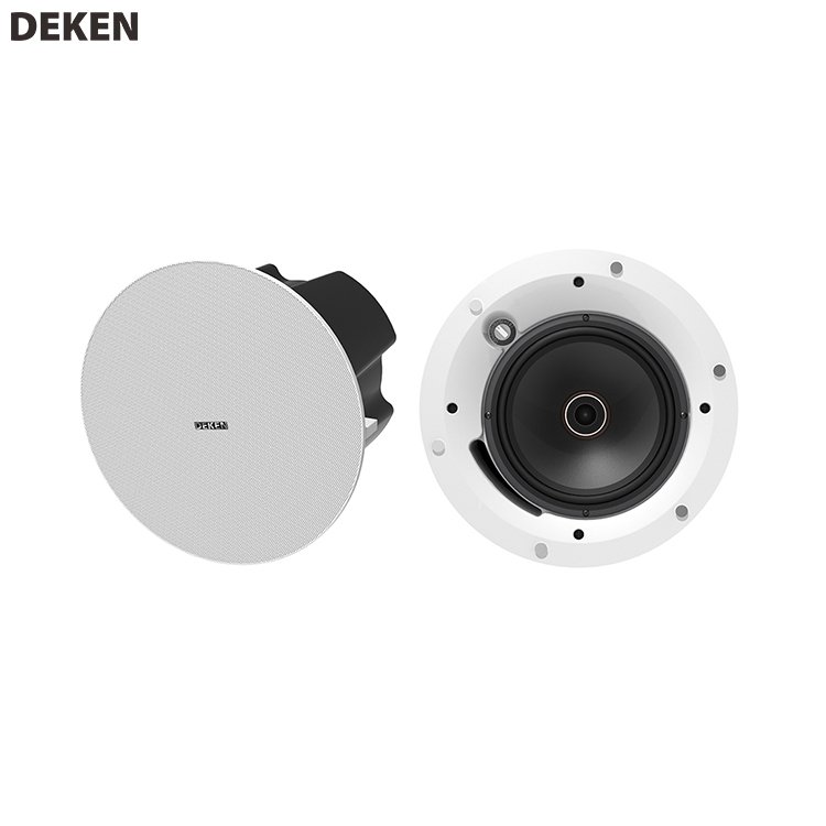 DEKEN FIT C6 Hot Selling 6.5 Inch 8Ω Fixed Impedance 60W Passive Ceiling Speaker Passive PA System Coaxial Audio Sound Speaker