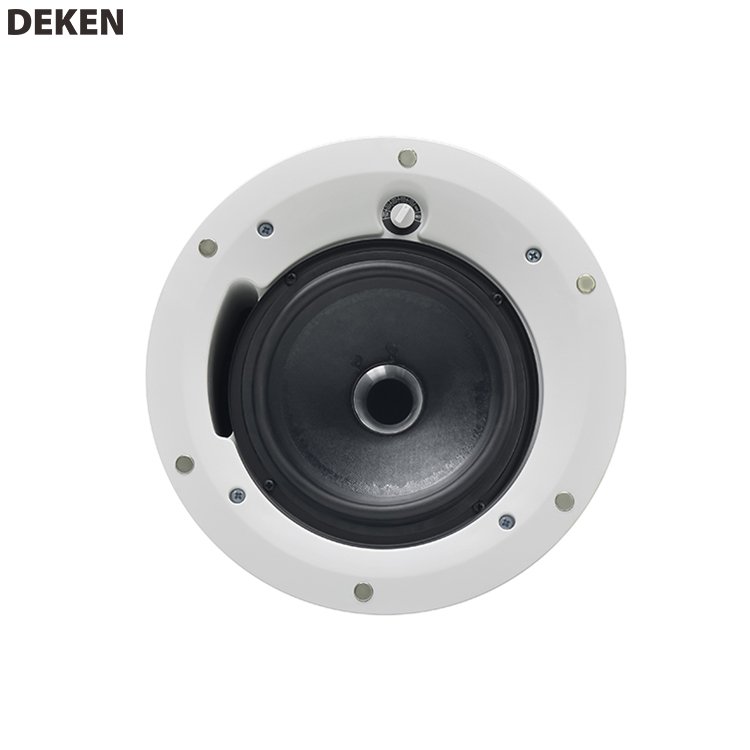 DEKEN FIT C6 Hot Selling 6.5 Inch 8Ω Fixed Impedance 60W Passive Ceiling Speaker Passive PA System Coaxial Audio Sound Speaker