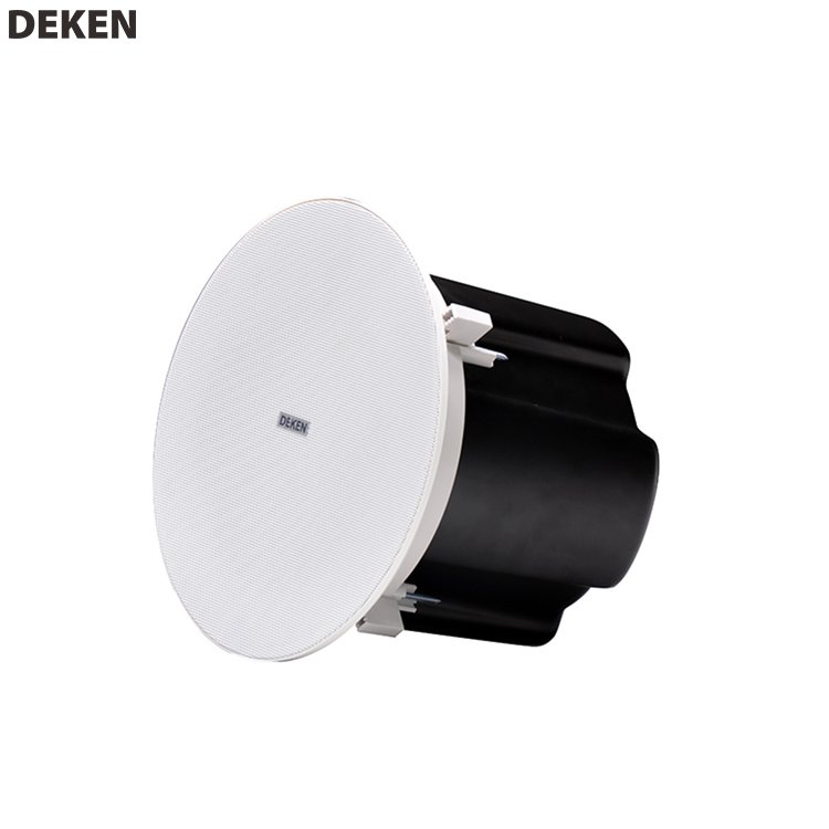 DEKEN FIT C6 Hot Selling 6.5 Inch 8Ω Fixed Impedance 60W Passive Ceiling Speaker Passive PA System Coaxial Audio Sound Speaker