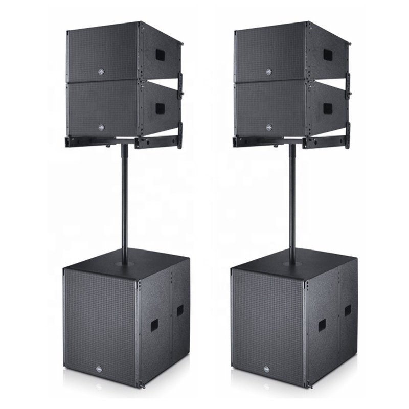 MORIN Professional audio 18 subwoofer sound equipment/amplifiers/active line array speakers with uhf wireless microphone mixer