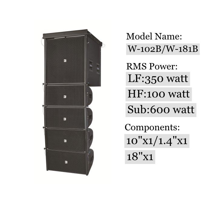 audio sound equipment indoor/outdoor sound system 10" line array