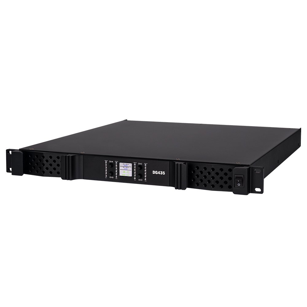 KG430 4*3000W 4 channel audio equipment speaker audio class D power amplifier professional for stage performance sound system