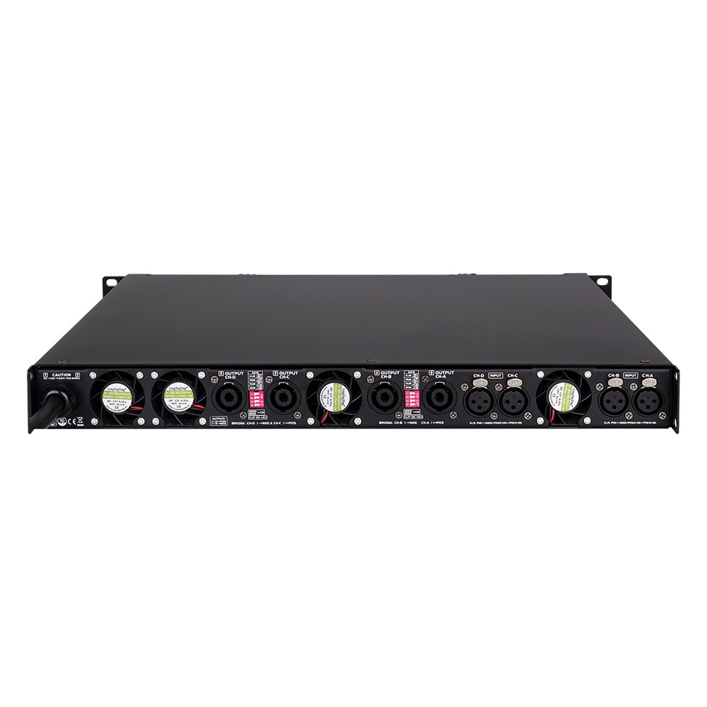 KG430 4*3000W 4 channel audio equipment speaker audio class D power amplifier professional for stage performance sound system