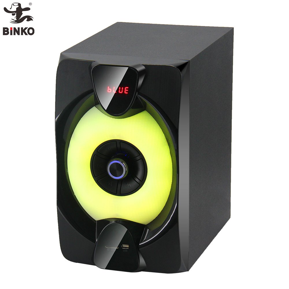 3.1 Home Theater System HiFi Super Bass Family Amplifier with RGB LED Flashing Light Blue Tooth Stereo Sound Speaker