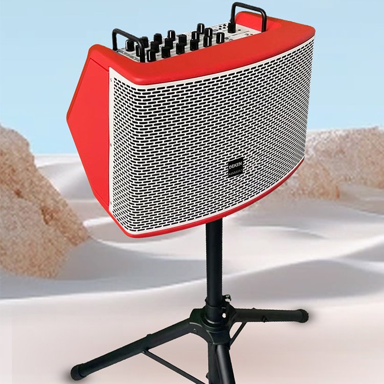 DEKEN S1 120W Portable Rechargeable Bluetooth Karaoke Speaker Professional Musical Instrument Audio Guitar Amplifier PA Speaker