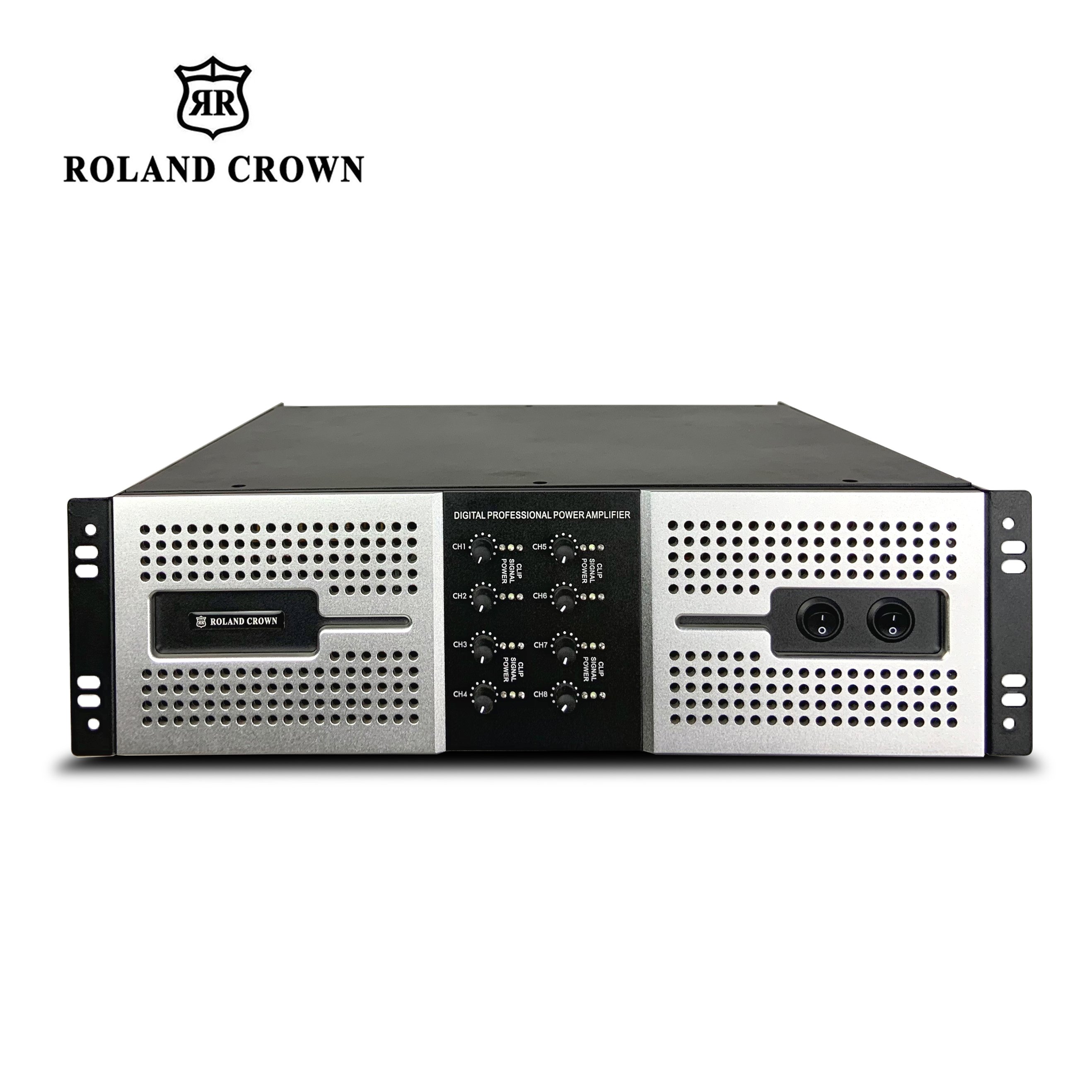 Roland Crown 3U8-channel 16000W digital high-power performance amplifier