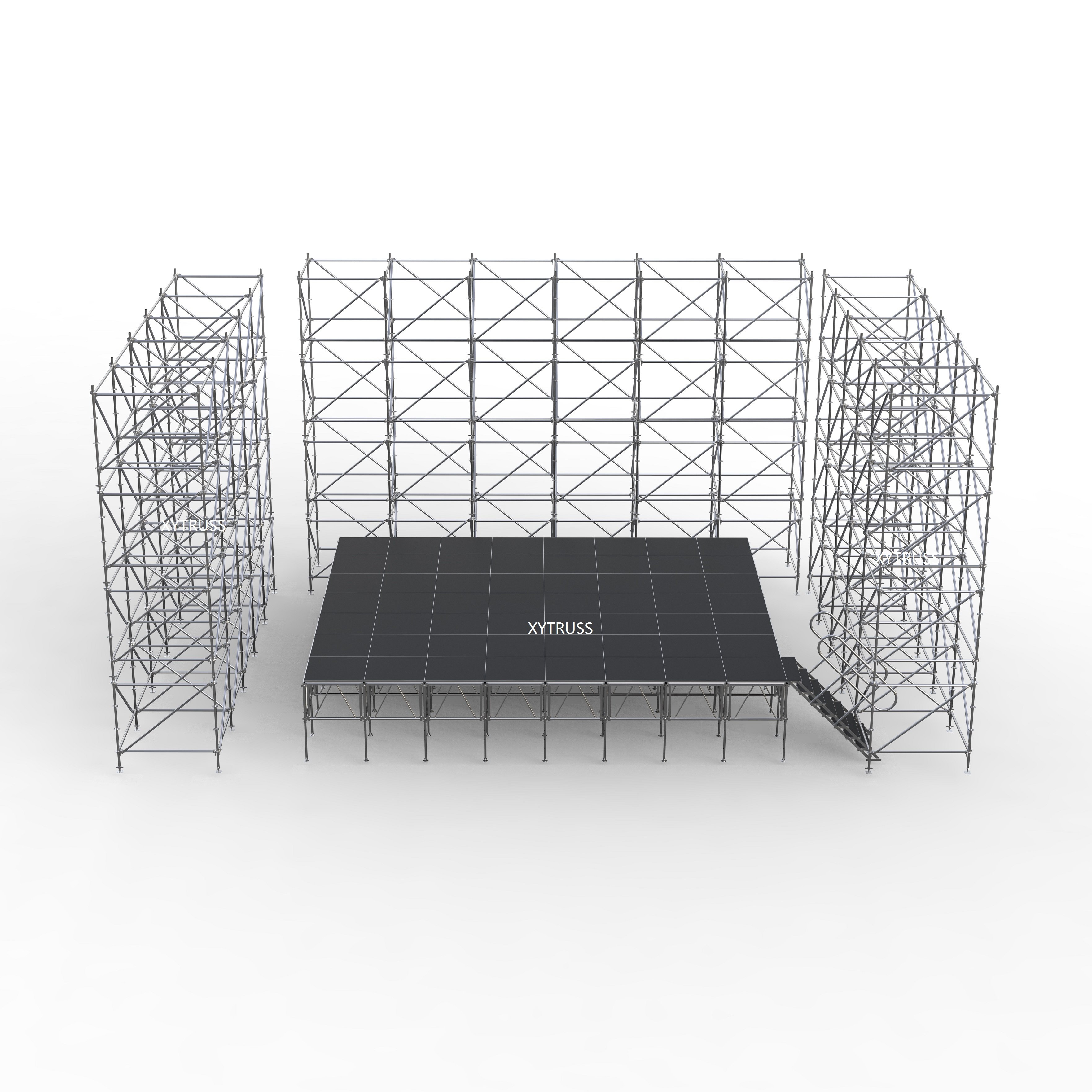 Aluminum Stage Truss Structure With Roof System Line Array Sound System speaker Layer Truss for Audio