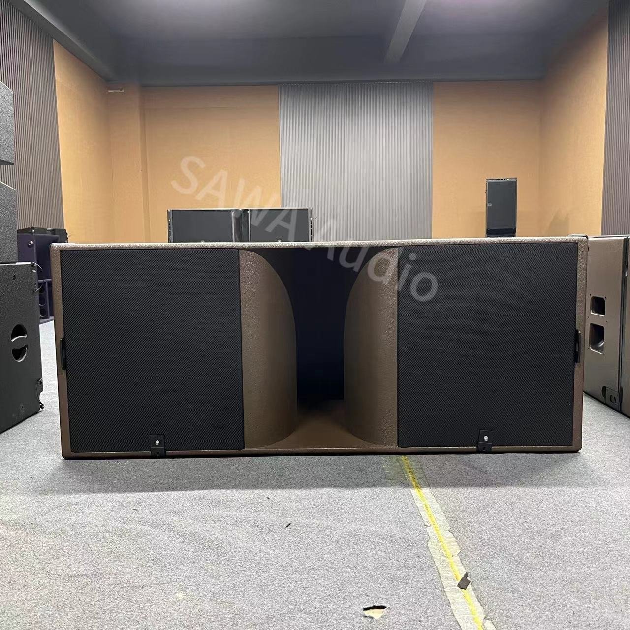 KS28 reference high power subwoofers box audio sound equipment dual 18" passive active professional subwoofers