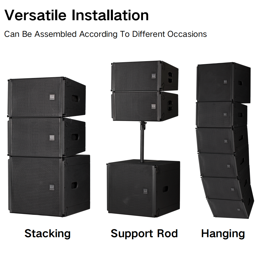 Professional 18 Inch Line Array Speakers System Subwoofer 3000w Bass Line Array Speakers System For Performance Pro Audio