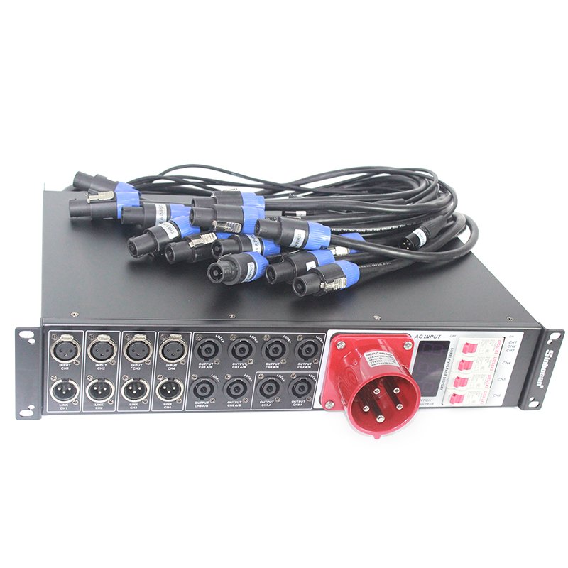 Professional Audio Sound System Controller LAS4+8 5 core 8 Channel Power Distributor Controller