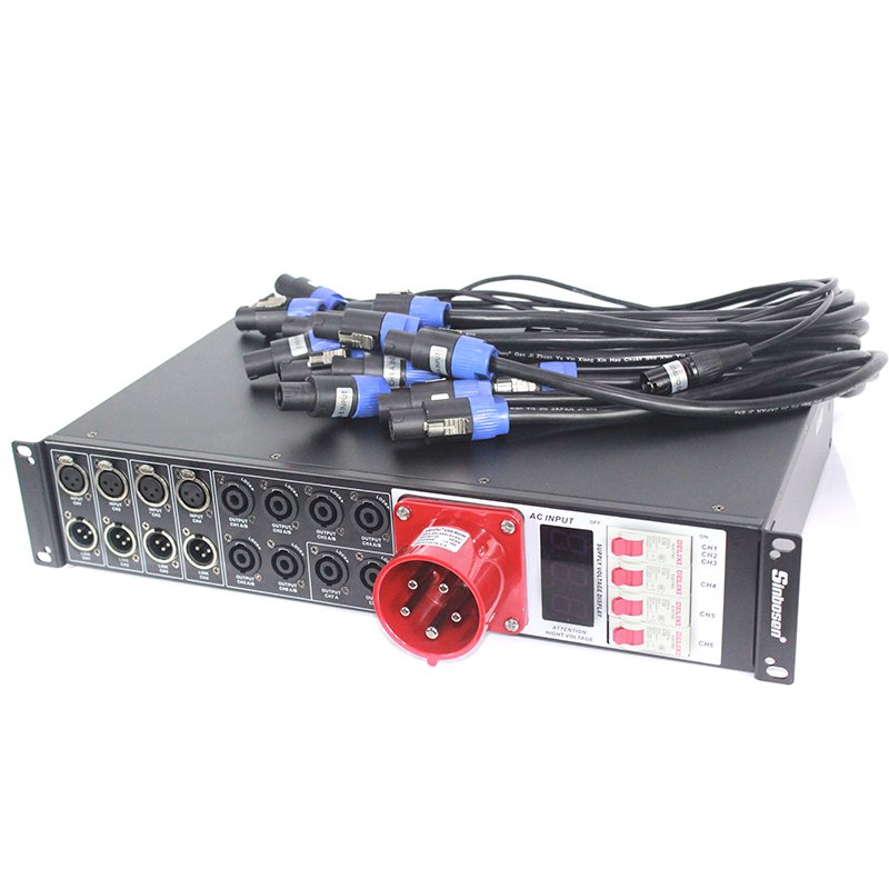 Professional Audio Sound System Controller LAS4+8 5 core 8 Channel Power Distributor Controller