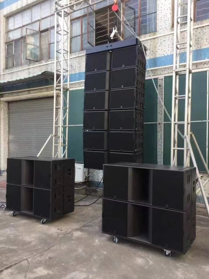K1 dual 15" 3-way active line array speakers the industry benchmark professional stage audio loudspeaker sound system equipment