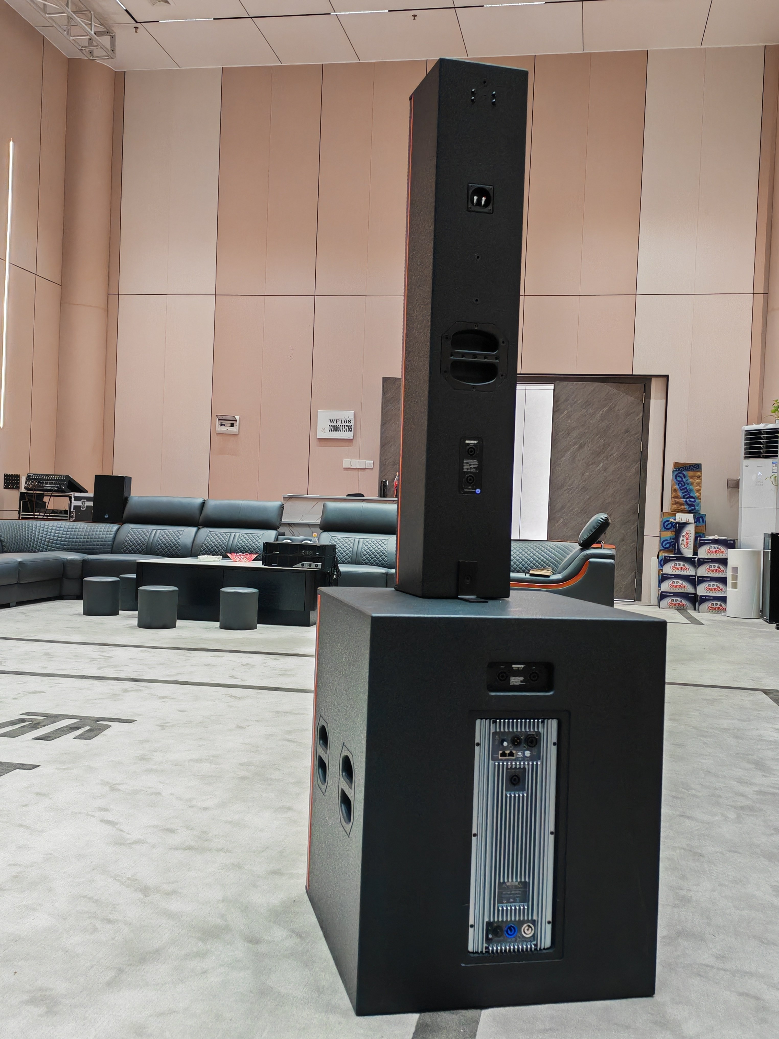 MORIN F6 indoor / outdoor Professional column speaker sound equipment/amplifiers/speaker 18inch subwoofer