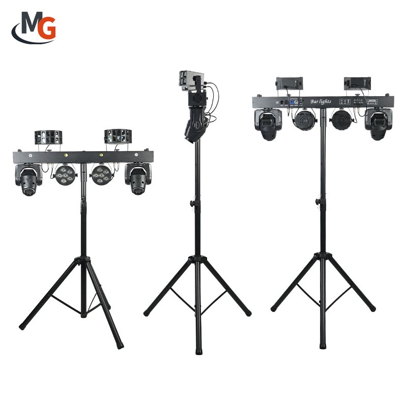 Portable Dj Light Disco Set With Stand RGBWA 5in1 Moving Head Beam Par Light Laser Light Dj Equipment for Party Wedding Stage