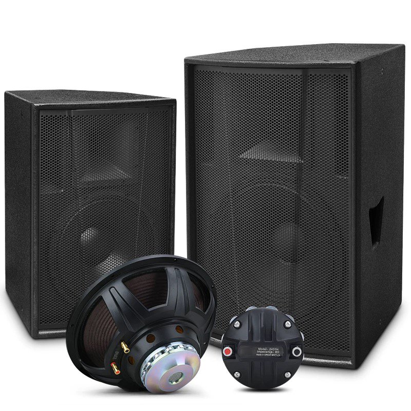 S15 stage performance KTV bar passive full frequency sound 15" speaker High power two-way bass reflex full range system