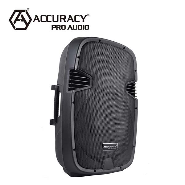 Accuracy Pro Audio PML15L-608AKIT Portable Professional PA Sound System 15 Inch Pro Audio MP3 Speaker Made of Plastic for Sale