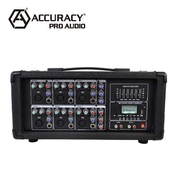 Accuracy Pro Audio PML15L-608AKIT Portable Professional PA Sound System 15 Inch Pro Audio MP3 Speaker Made of Plastic for Sale