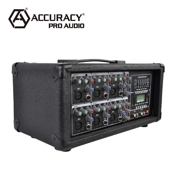 Accuracy Pro Audio PML15L-608AKIT Portable Professional PA Sound System 15 Inch Pro Audio MP3 Speaker Made of Plastic for Sale