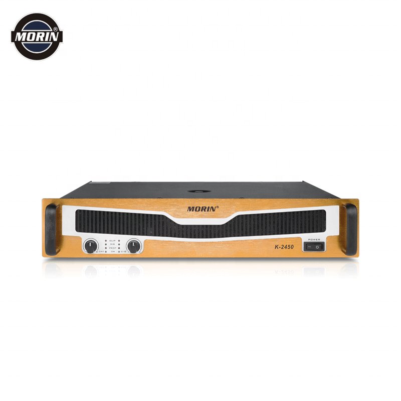MORIN Hot Sale 2 Channel Amplifier Stereo 8 OHM 2 X 500W Sound System Professional Audio Dual Channel 1U 2U Power Amplifiers