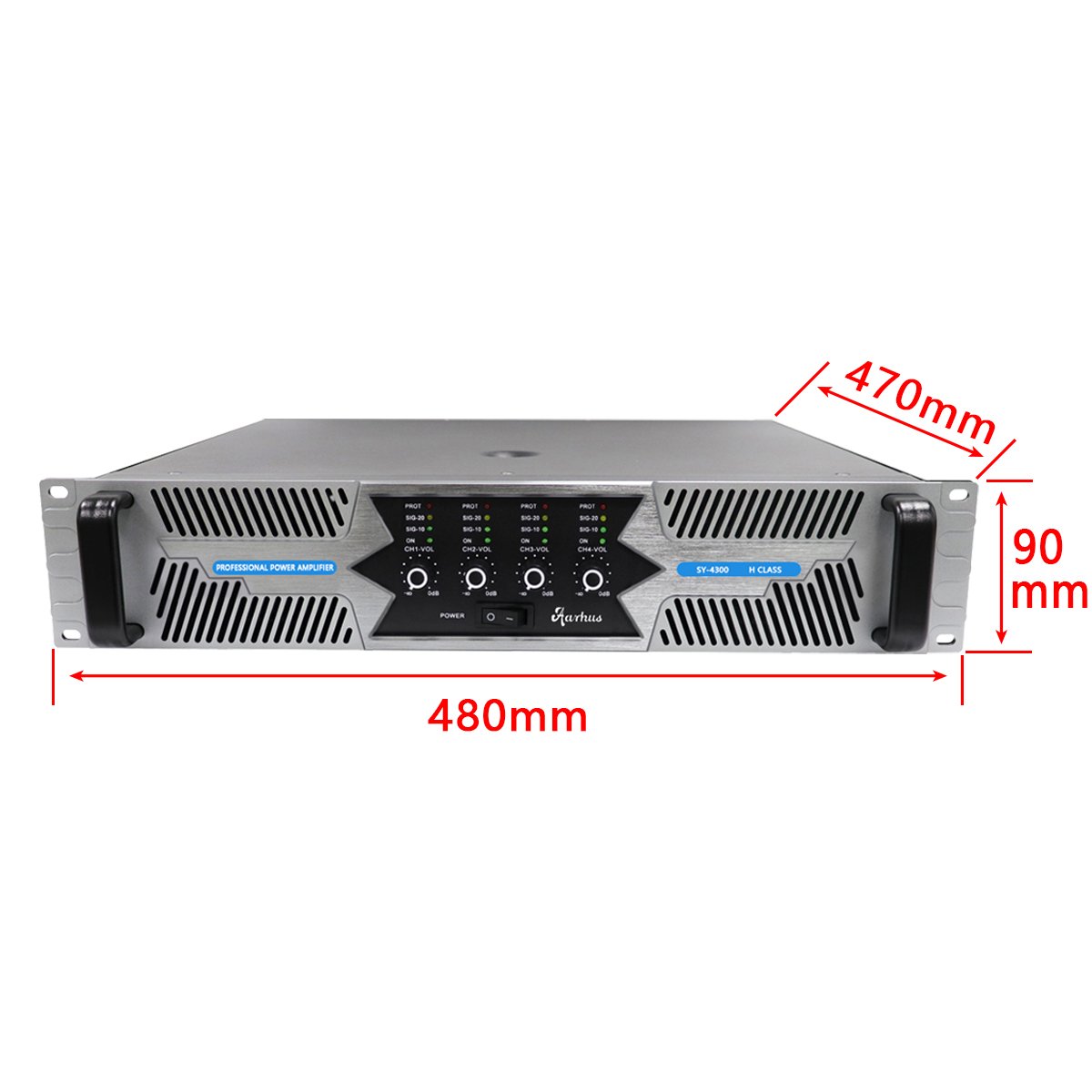 Sound Equipment Amplifiers Speaker 300 Watt Per Channel Power Amplifier Class H Audio Amplifiers For Outdoor Stage Performance