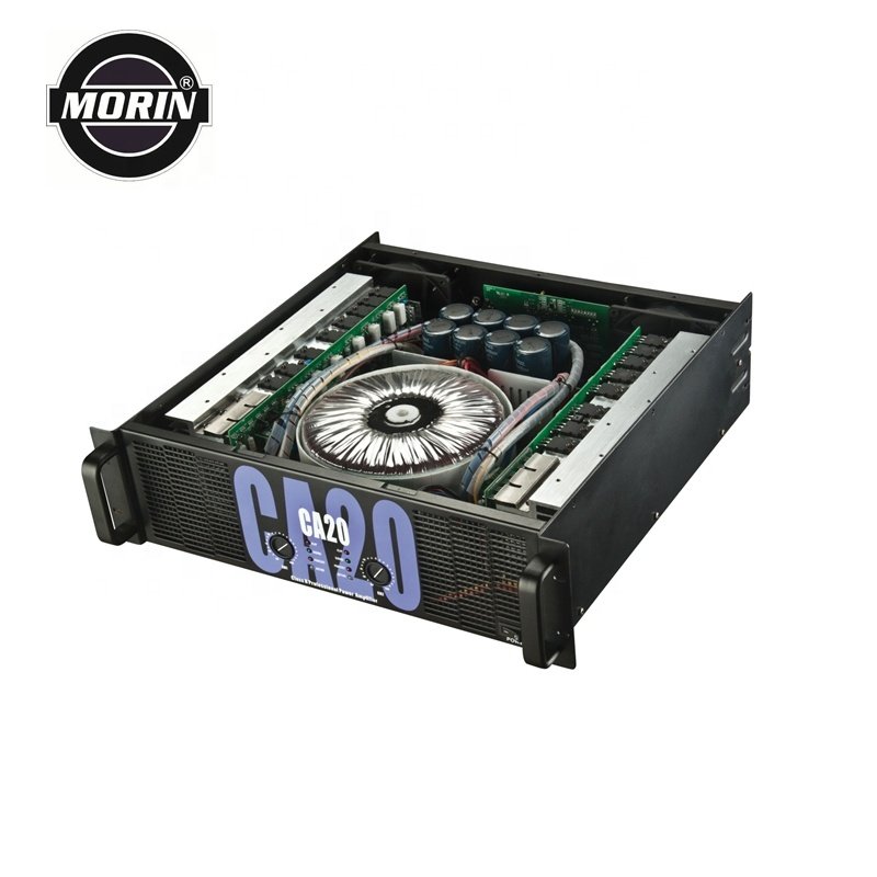 2024 Top seller 2 channel 110v-240v ac power 2000w sound equipment amplifiers speaker professional 3u power amplifier