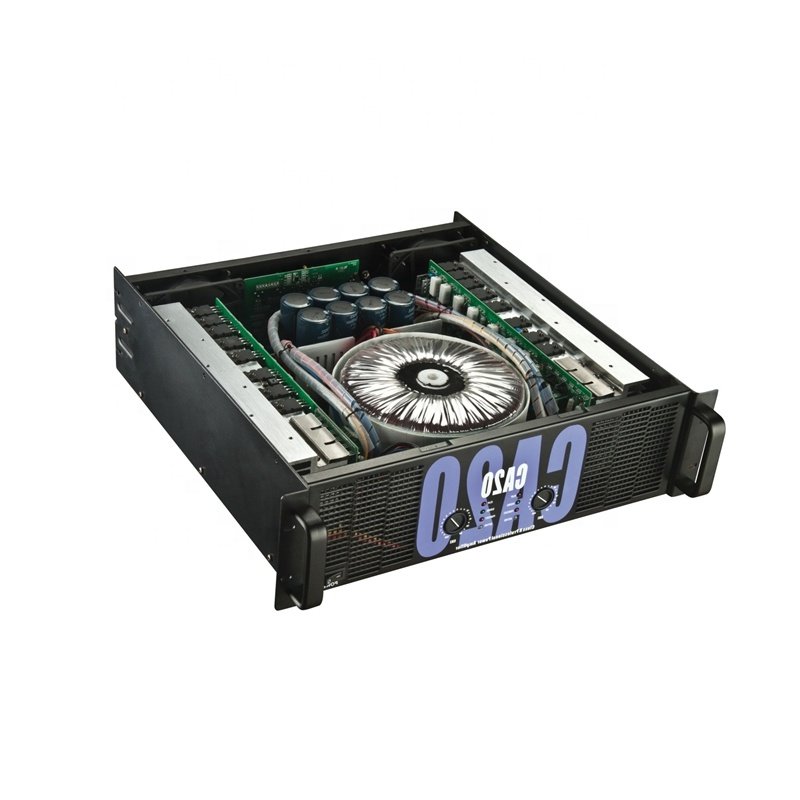 2024 Top seller 2 channel 110v-240v ac power 2000w sound equipment amplifiers speaker professional 3u power amplifier