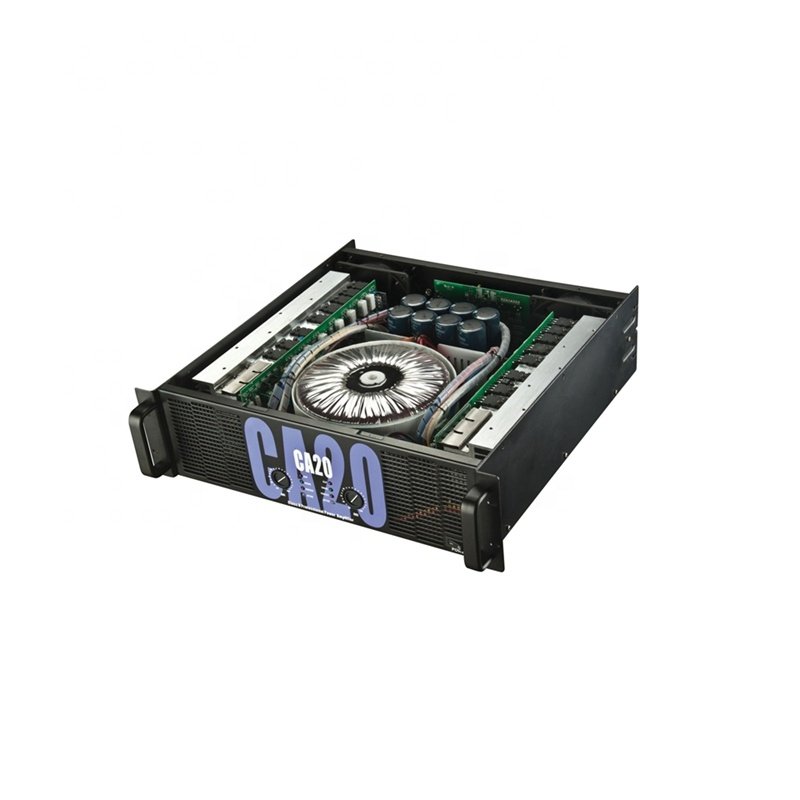 2024 Top seller 2 channel 110v-240v ac power 2000w sound equipment amplifiers speaker professional 3u power amplifier