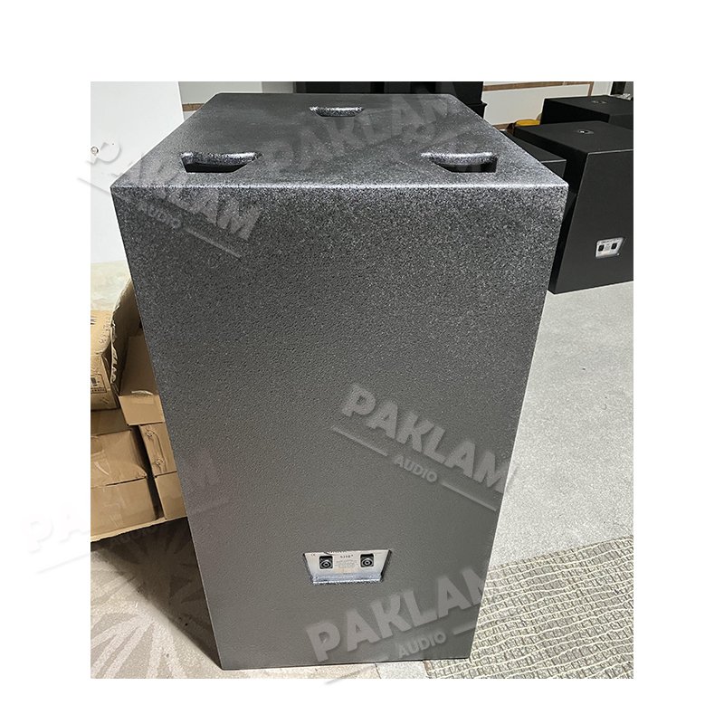 PAKLAM AUDIOI Dual 18 Inch Subwoofer Line Array Pro Sound Speaker System with Power Amplifier Full Set Professional Stage Music