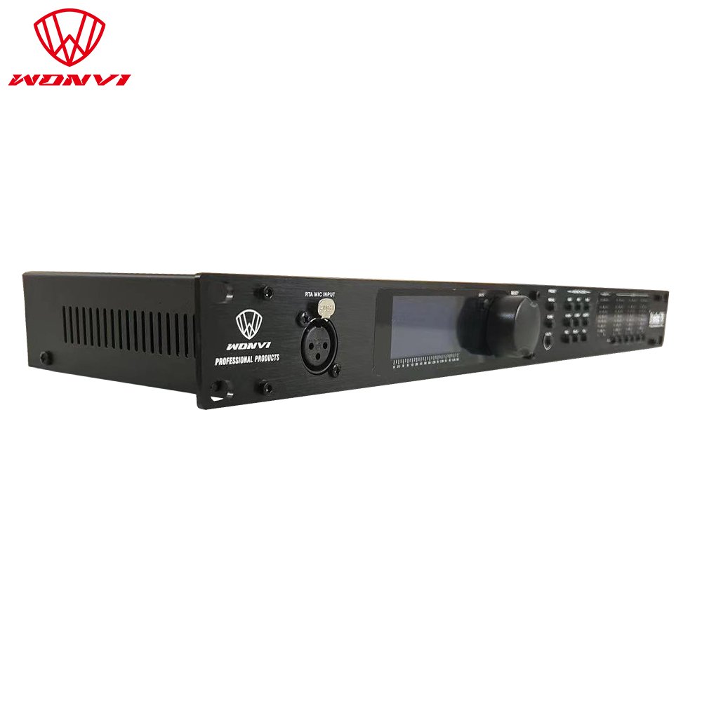 2in6out professional digital audio processor PA2 for professional stage sound equipment