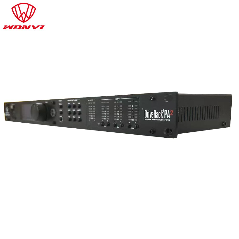 2in6out professional digital audio processor PA2 for professional stage sound equipment