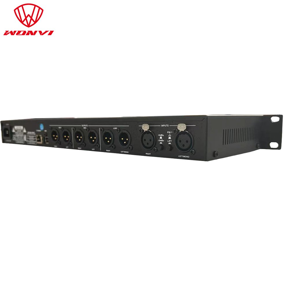 2in6out professional digital audio processor PA2 for professional stage sound equipment