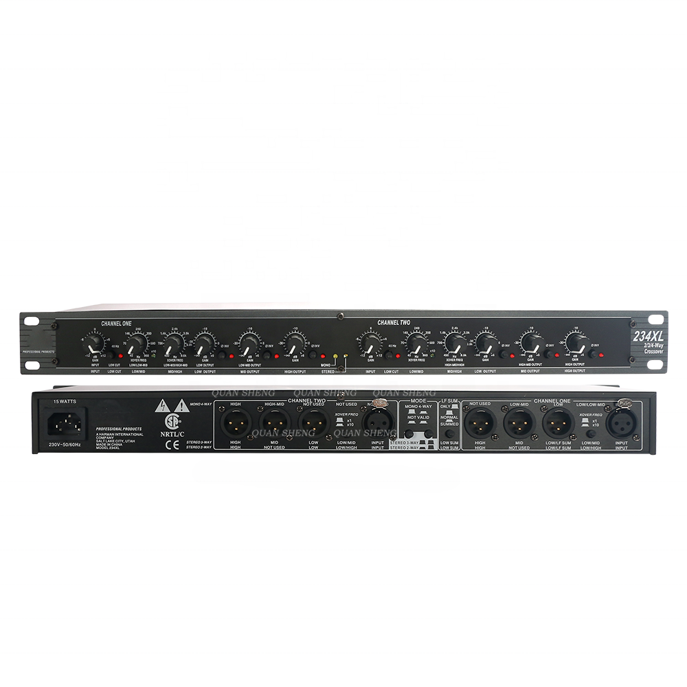 234XL Crossover Professional Audio Peripherals Stereo 2/3-way Mono 4-way 234 XL for Dbx