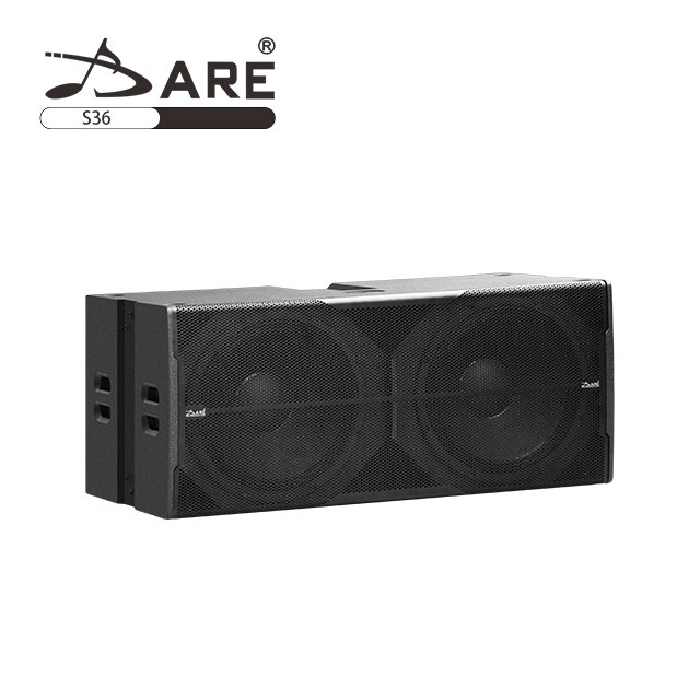 Professional Stage Music Sound Equipment Full Set Dual 18-Inch Passive Subwoofer Pro Sound System with Power Amplifier