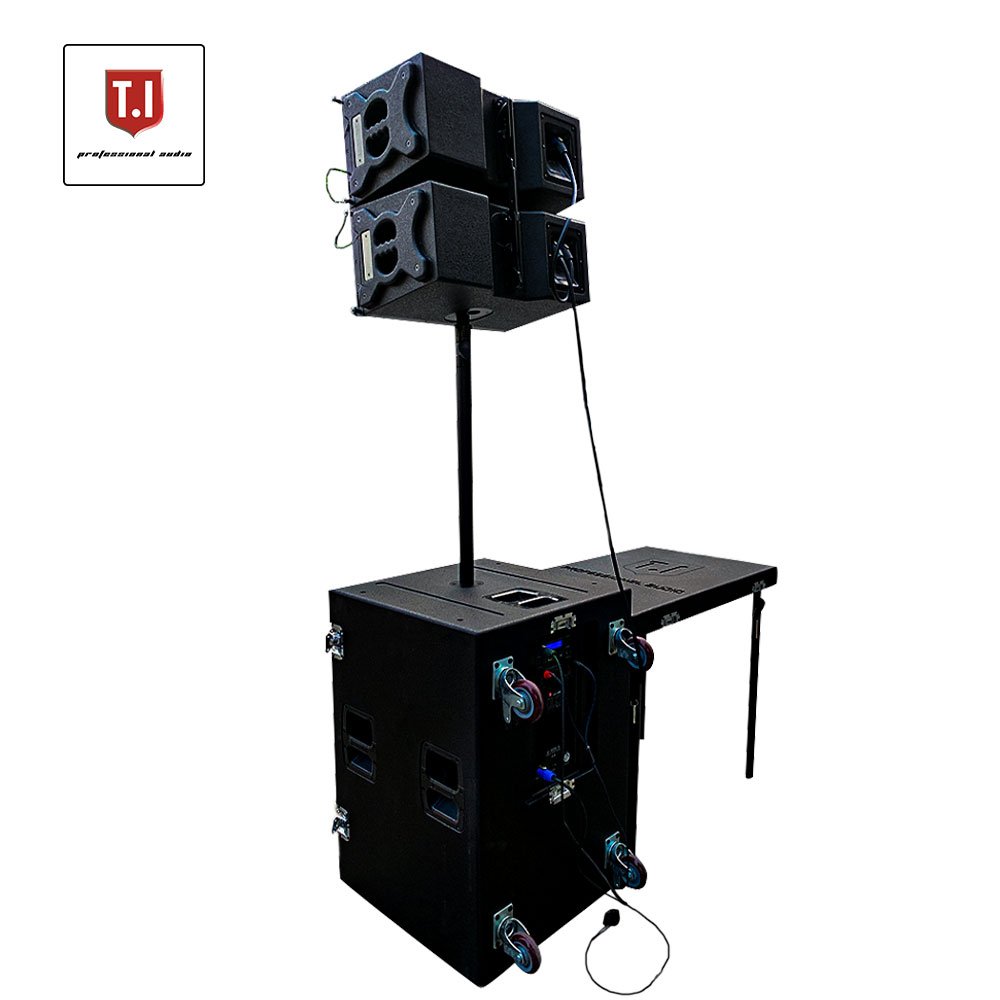 Professional Audio Dual 10 Inch DJ Power Speaker Box Passive/Active Speaker
