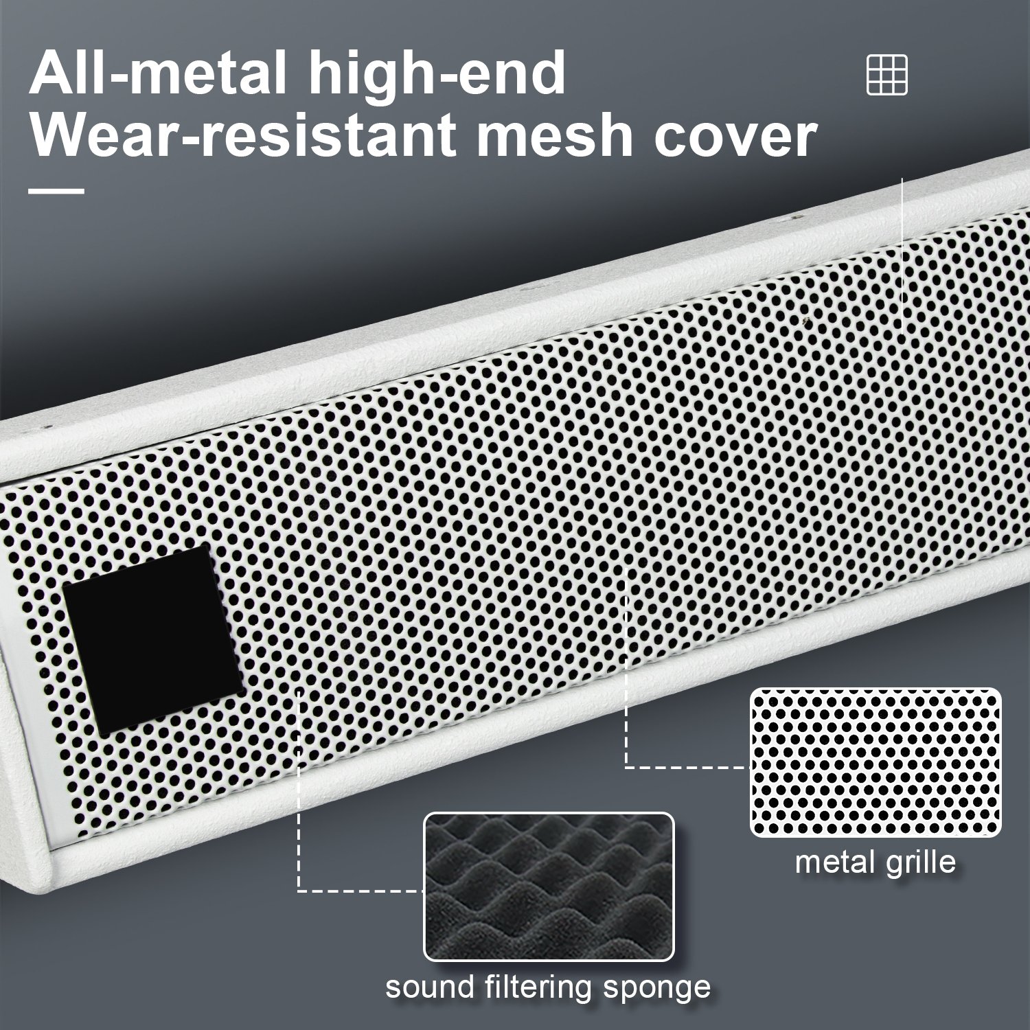 DS44 Professional 150W White Column Sounds System Equipment for Conference Speaker Subwoofer