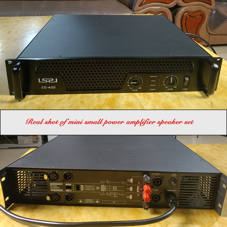 CC-400 music system full speakers system sound professional Amplifier high-power professional outdoor audio wedding performance