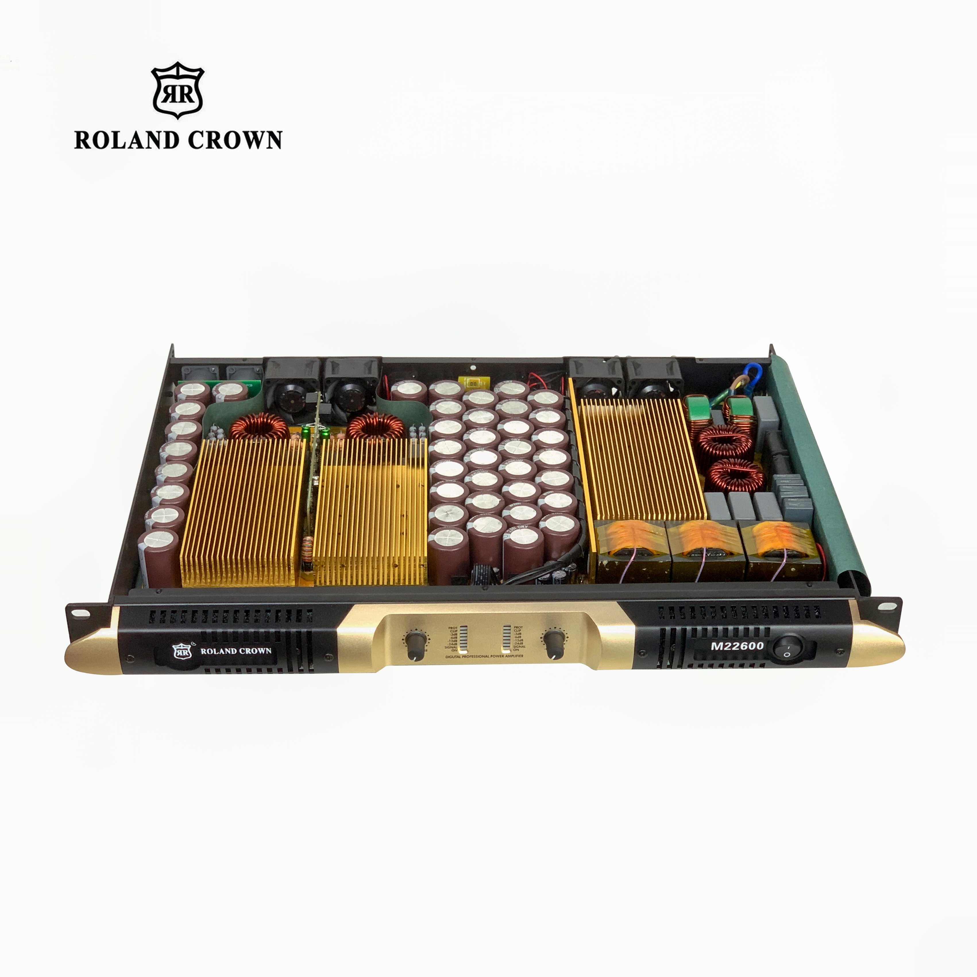 R22400 stage subwoofer performance linear array sound 2 * 2400w 2-channel stereo PFC digital professional power amplifier