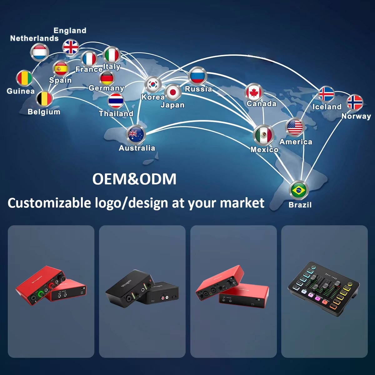 guitar condenser microphone audio interface recording studio external ssl pcb xlr usb sound recording studio equipment