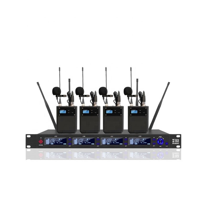 M-6604S Cordless uhf wireless noise cancelling microphone sans fil Microfono Inalambrico Profesional