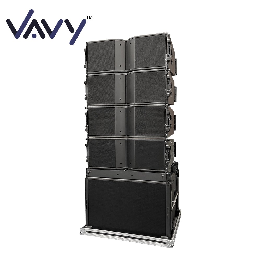 Classic dual 10 line array speakers big speakers outdoor dj party sound system