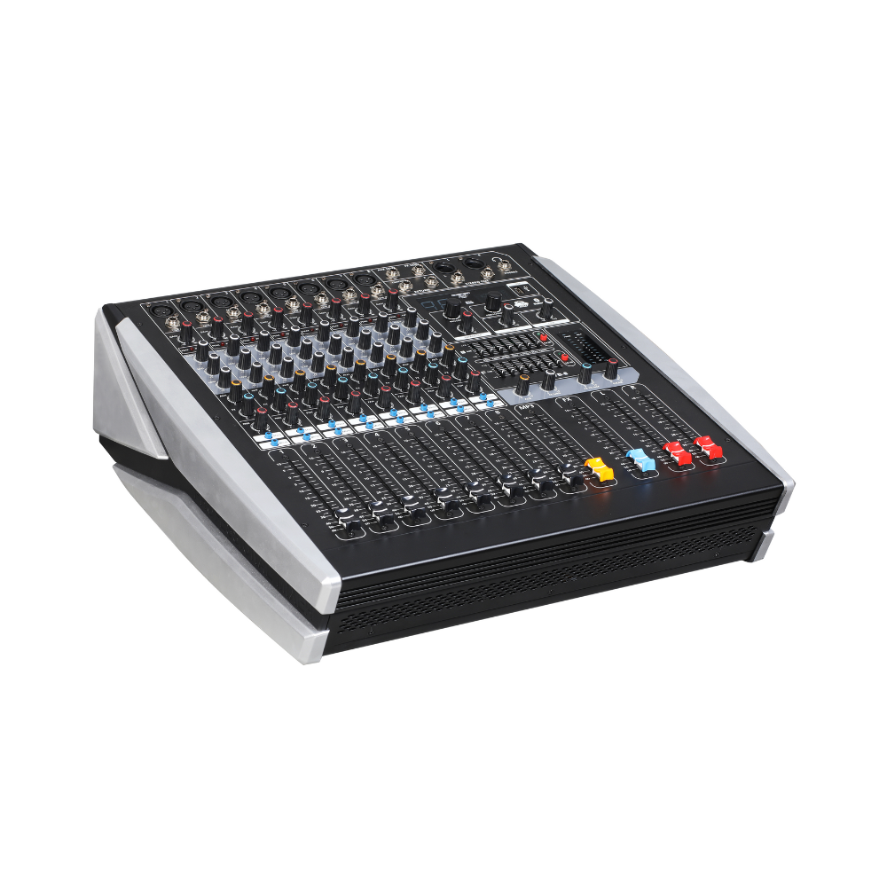 AKS YD-6 Digital Mixer with 6-channel mono microphone input for Audio Sound Equipment