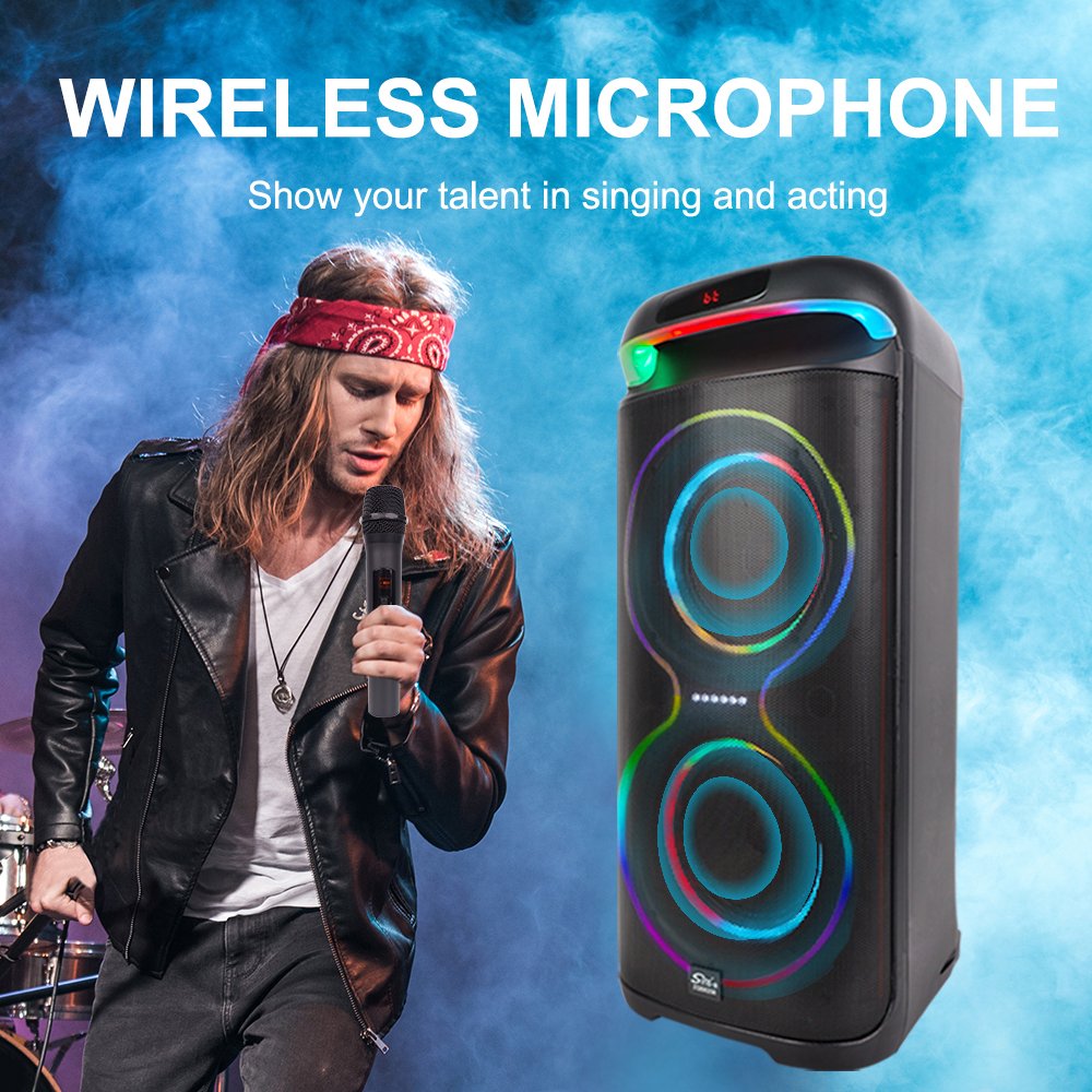 SING-E ZQS8258 Manufactured Factory Customizable OEM/ODM Speaker RGB LED Lighting 50W Horn Party Computer Stage Mobile Phone