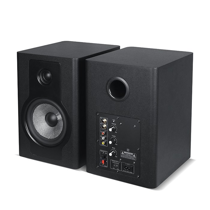 Good sound 100W 6.5 inch woofer bass XLR TRS home studio lab DJ audio equipment professional powered active monitor speaker