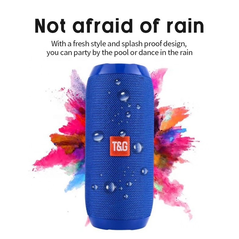 Hot Sales Dropshipping Outdoor Wireless Speaker TG117 Sound Equipment amplifiers Portable Subwoofer with plug-in Card Speakers