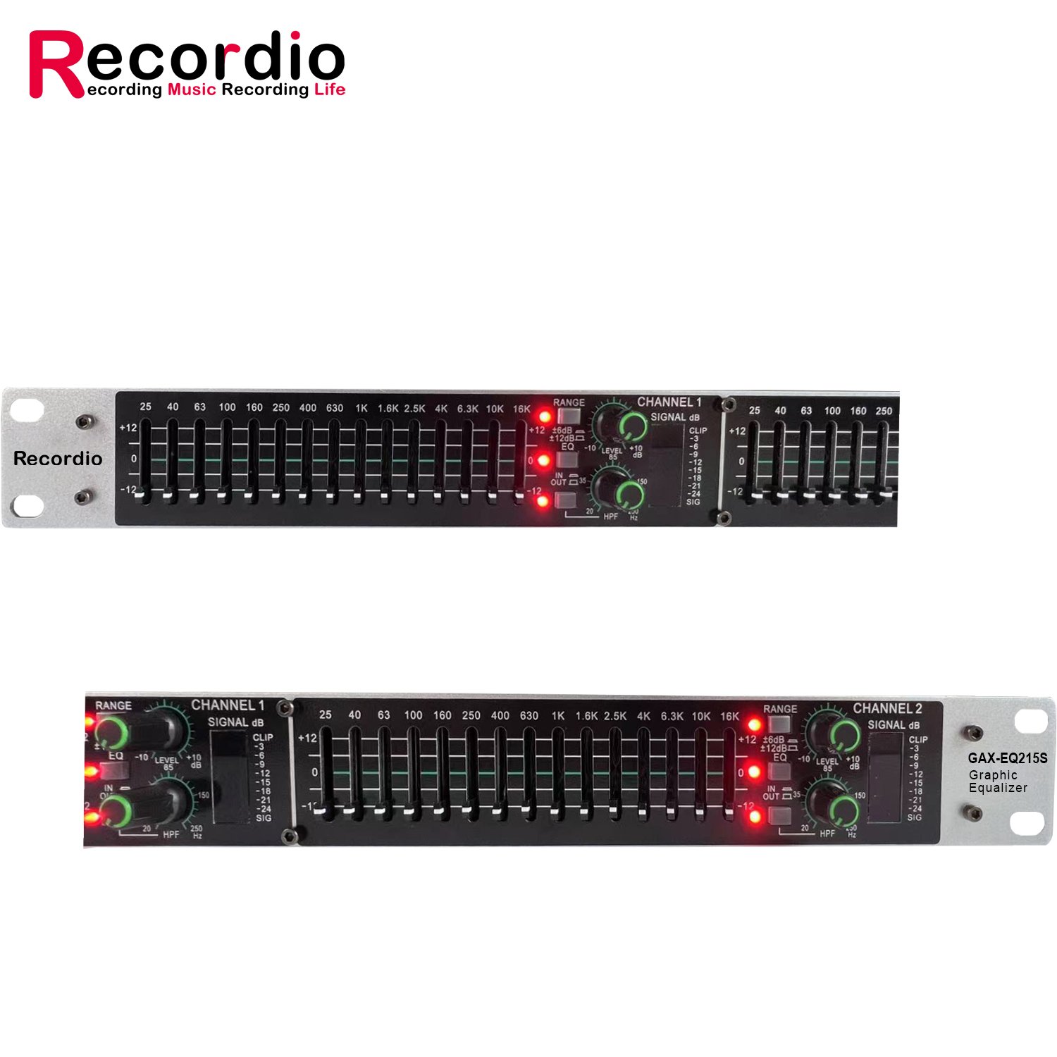 GAX-EQ215S Professional equalizer dual 15-segment graphic equalizer equipment stage perform