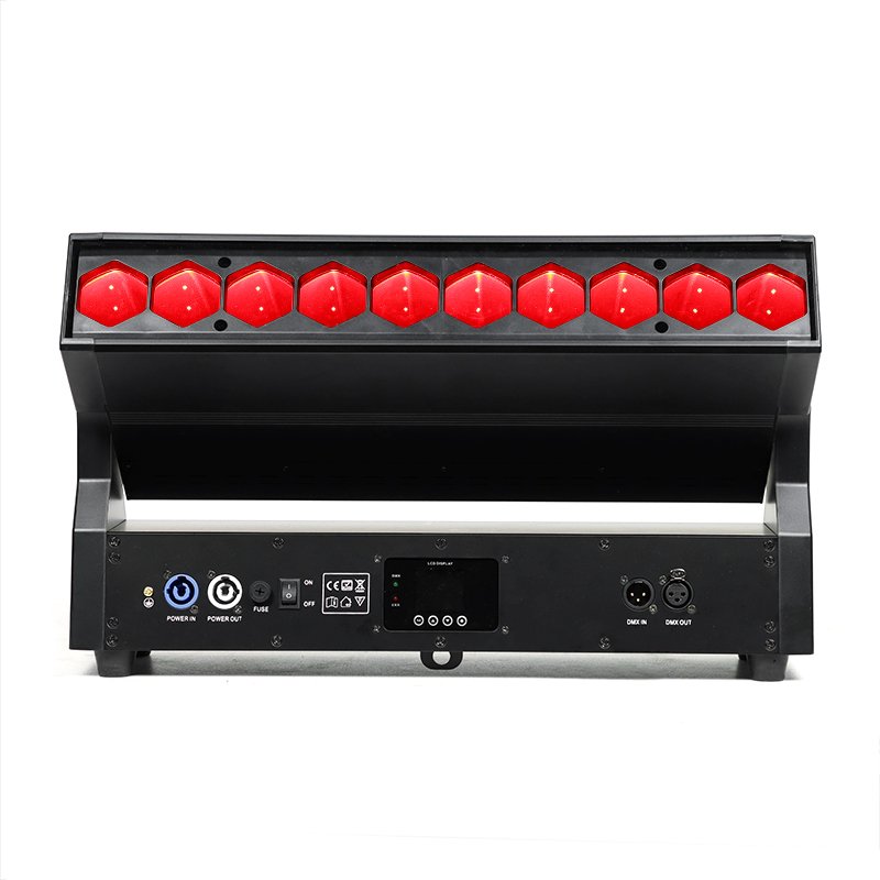 Professional Stage Lights DMX LED Beam X4 Bar 10pcs 40W LED Beam Moving Head Light Bar with Zoom for DJ Disco Lighting