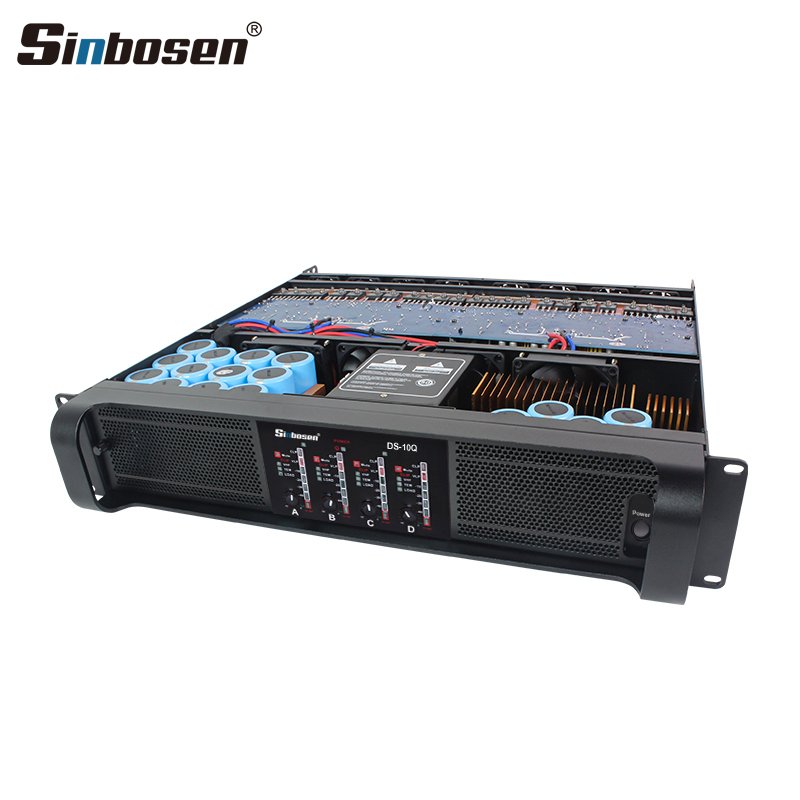 DS-10Q sound system for stage performance 4 channel amplifier class td karaoke line array speakers