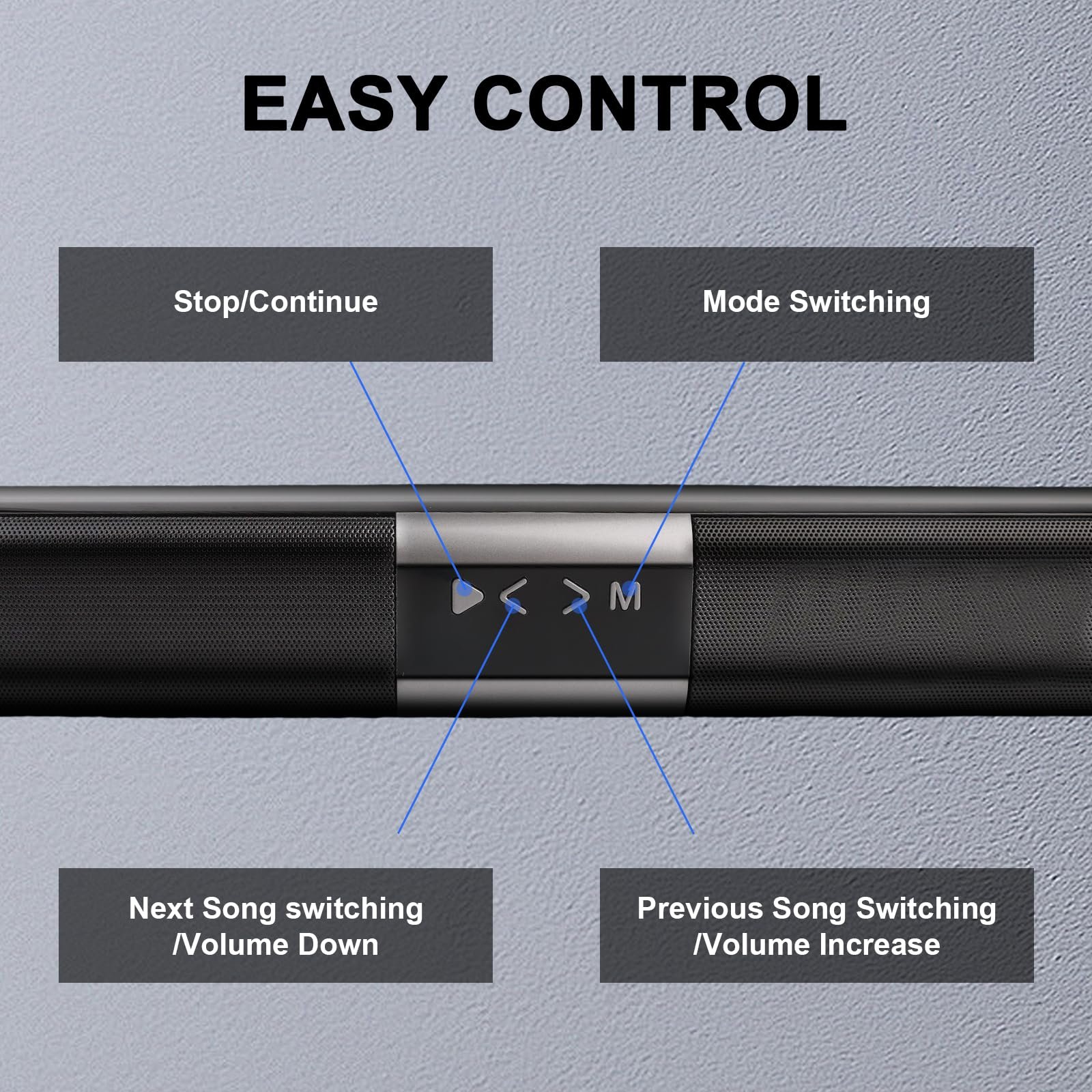 High quality sound bar waterproof sub woofer sound bar para tv stereo wireless tv sound bar speaker for tv
